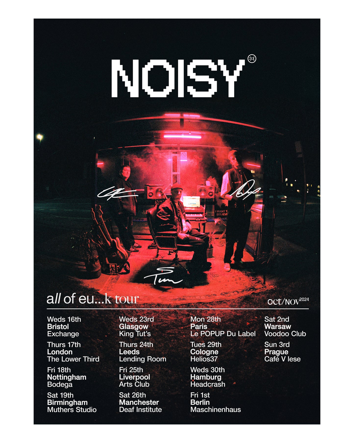 SIGNED TOUR POSTER